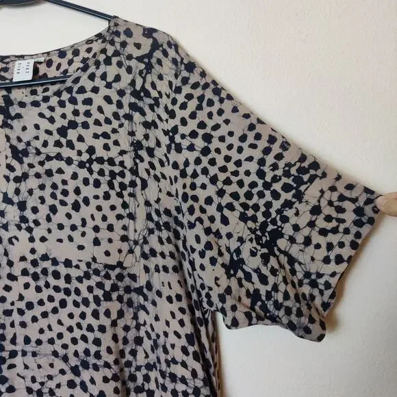 Osei Duro Nonna Maxi Dress Snake Bite XL Hand Dyed Belted Oversized Pockets Boho - Picture 8 of 15